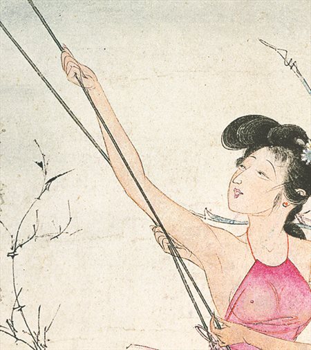 海林-胡也佛的仕女画和最知名的金瓶梅秘戏图